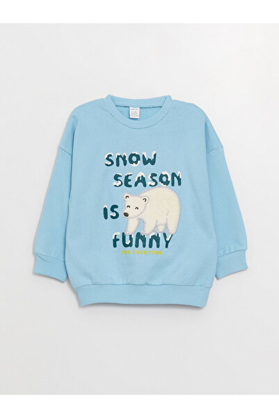 LC Waikiki Chlapeček - mikina s dlouhým rukávem a výstřihem do posádky