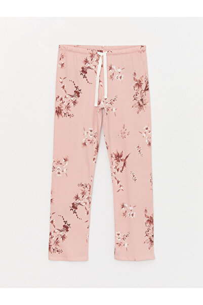 LC Waikiki Gömlek Yaka Çiçekli Uzun Kollu Kadın Pijama Takımı