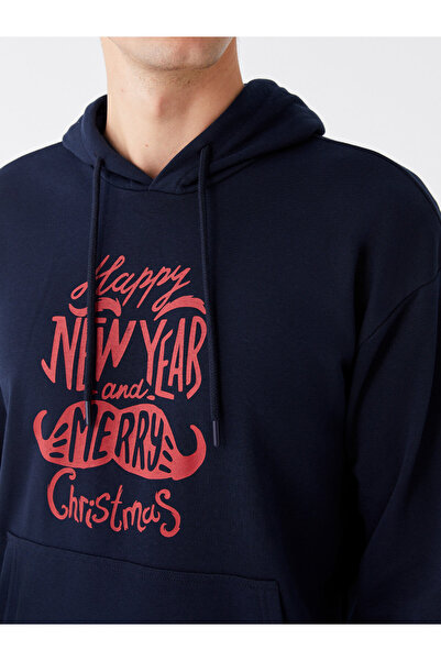 LC Waikiki Herren-Kapuzenpullover – lange Ärmel und bedruckt