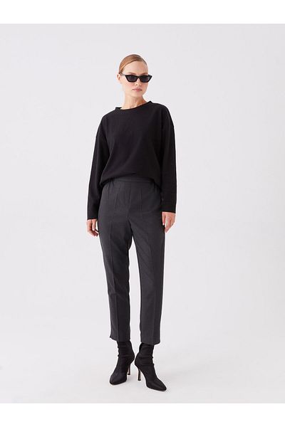 LC Waikiki Standard Fit Women's Trousers - Elastic Waist