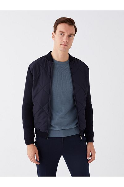 LC Waikiki Standard Mold College-Kragen Herren Strick-Cardigan