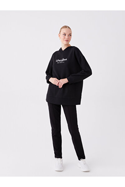 LC Waikiki Oversize dámská mikina s dlouhým rukávem a potiskem