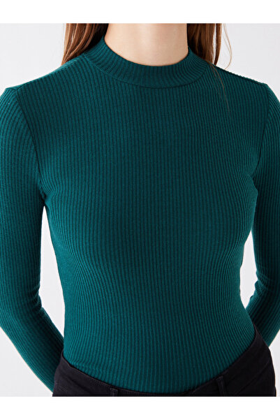 LC Waikiki Γυναικεία φούτερ με μονόχρωμο μακρυμάνικο γιακά