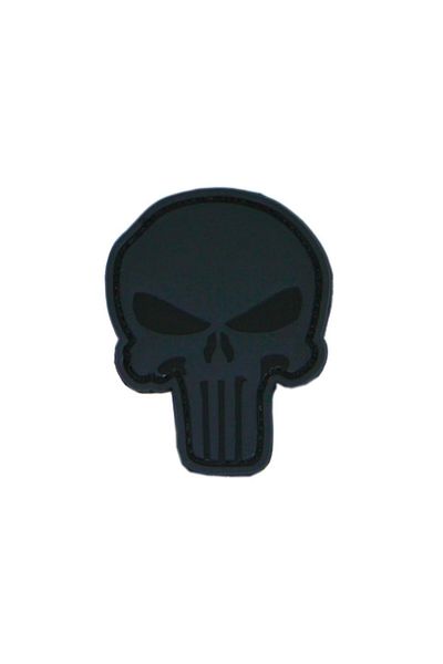 SINGLE SWORD Plasture din plastic cu craniu - voal