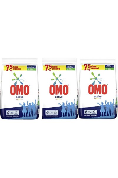 Omo Matik Çamaşır Deterjanı 22.5KG Color/Renkli (150 Yıkama) (3PK*7.5KG)