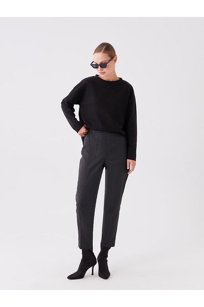 LC Waikiki Standard Fit Women's Trousers - Elastic Waist