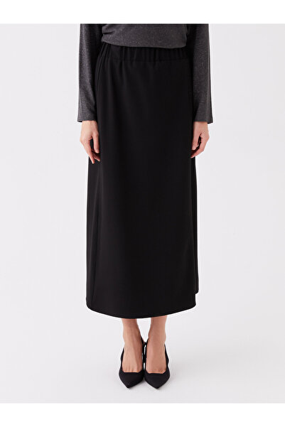 LC Waikiki Women's Printed Skirt with Elastic Waist