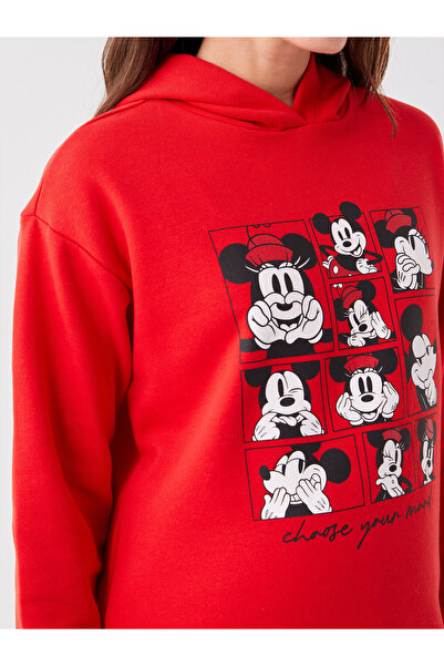 LC Waikiki Μακρυμάνικο κουκούλα εγκυμοσύνης με στάμπα Μίκυ Μάους