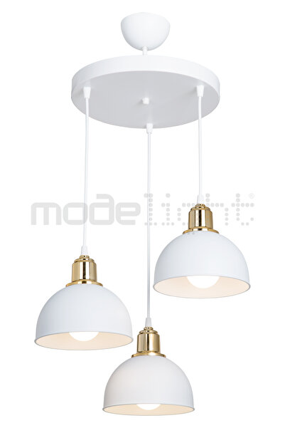 Modelight BELLA 3LÜ AVİZE BEYAZ SALON-OTURMA ODASI-ÇOCUK ODASI-YEMEK-YATAK ODASI--ANTRE-MUTFAK