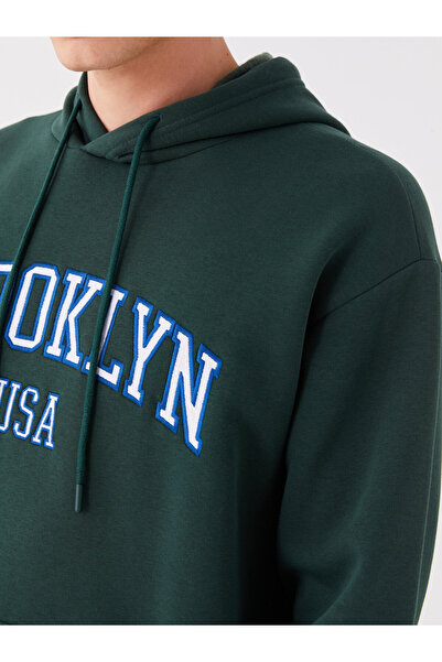 LC Waikiki Ανδρικό φούτερ με κουκούλα - μακρυμάνικο και στάμπα