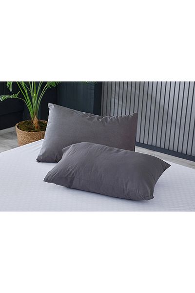 Doqu Home Πολύχρωμη Μαξιλαροθήκη 50 x 70 cm - Anthracite