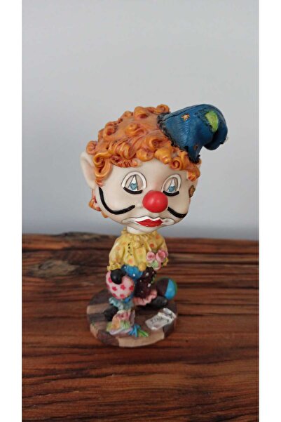 Hureggo concept kafası sallanan polyester palyaço biblo