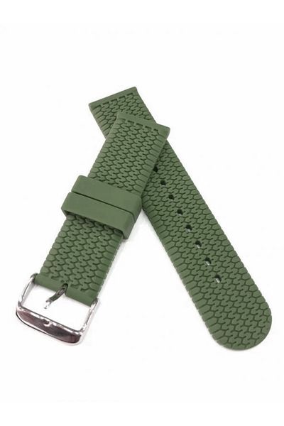 FADO 24 mm Colorful Silicone Printed Patterned Watch Band Strap