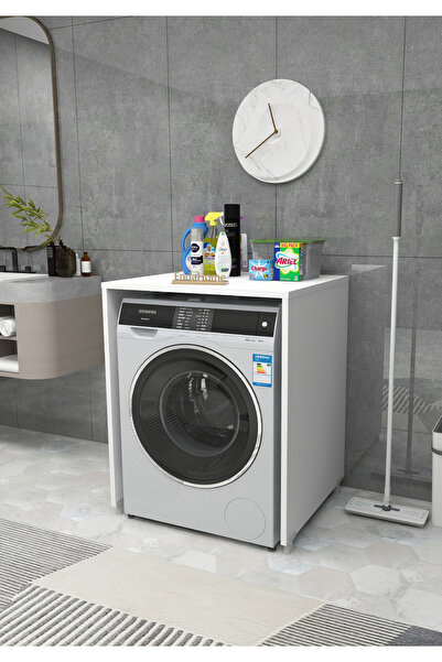 Enda Home Çamaşır Makinesi Dolabı 89x65 cm Beyaz