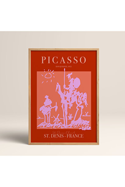 HOMEPACK Çerçeveli Picasso Tekli Tablo Modern Klasik Çerçeveli Poster Tablo P...