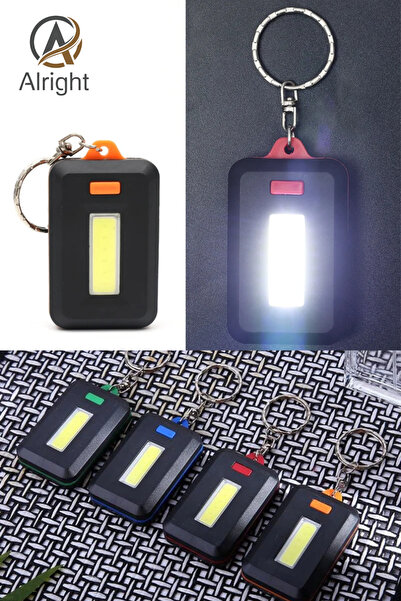 Alright 3 Modlu Mini Anahtarlık El Feneri Taşınabilir Aydınlatma Flaş Işığı (...