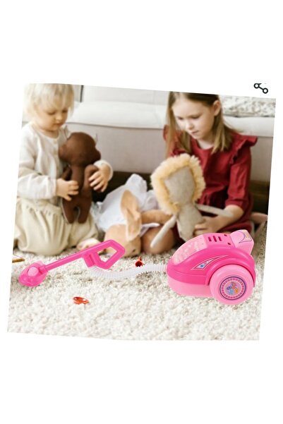 liss çarşı Işıklı Vakumlu Pilli Whirly Büyük Boy Çocuk Ev Süpürgesi