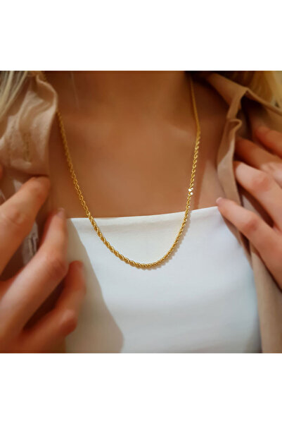 Çelikoğlu Kuyumculuk ÇELİKOĞLU KUYUMCULUK 8 AYAR ALTIN BURGU ZİNCİR 2,72 GR