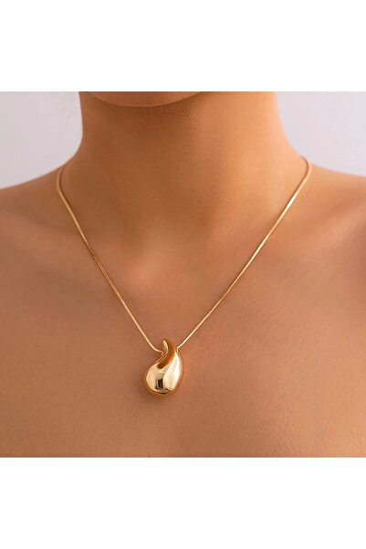 CAXBERN Women's Model Drop Necklace