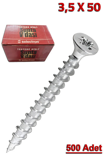 Ahtapot Selectron Sunta Vidası 3.5X50 (500 Adet)