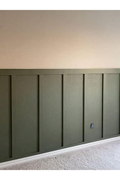 EGGE Home ® Boyanabilir 100x8x6mm Ham Mdf Iskandinav Duvar Çıtası 1 Paket (5 ADET)