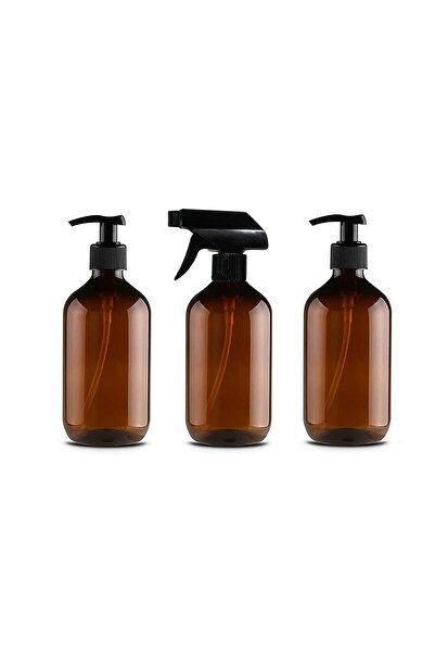 işteo ISTEO 500 ml 3 bucăți de detergent pentru vase, dozator de săpun lichid...