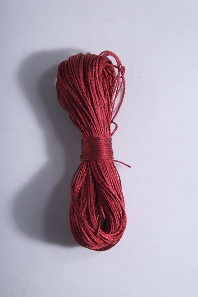 Eskişehir hobi sanat مذهب فضي أحمر 25 متر 1 مم خيط مشمع ديكور حلية حزمة سوار تصميم المجوهرات الموضوع