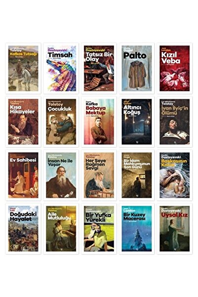 Halk Kitabevi Klasik Romanlar - 20 Kitap Takım / Kolektif / Halk Kitabevi / 8...