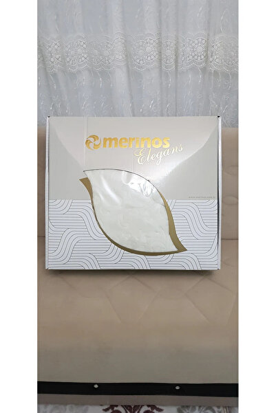 Merinos Elegans Double - Embos Cream Blanket Bone