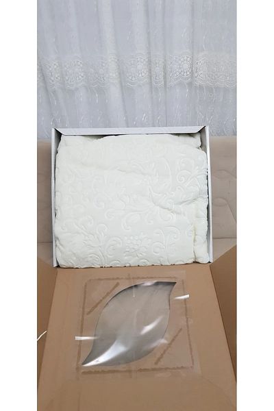 Merinos Elegans Double - Embos Cream Blanket Bone