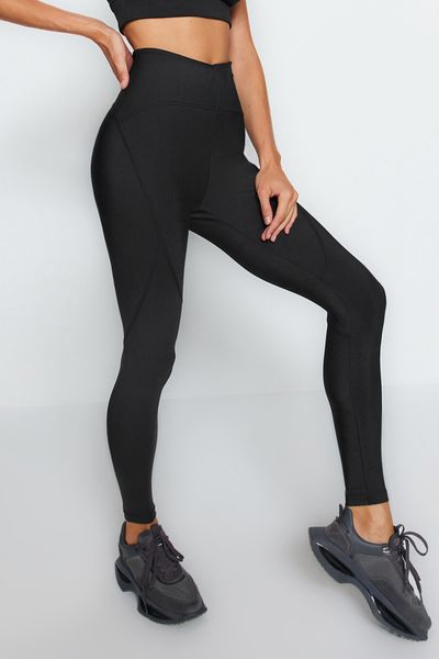 Nike Sports Leggings - Black - Normal Waist - Trendyol