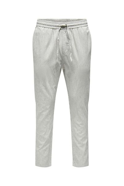 Only & Sons Jogginghose ONSLINUS CROP  0006 LINEN MIX PNT