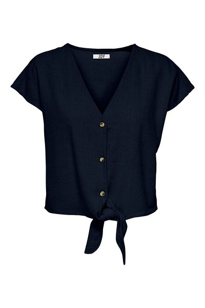 JDY قميص JDYSAY Hemd S/S من الكتان بأزرار - WVN