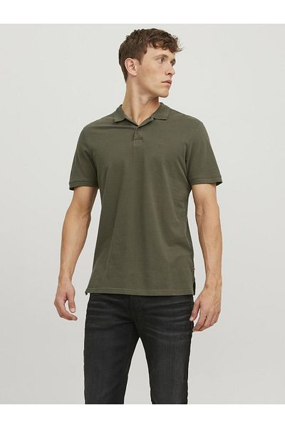 Jack & Jones Poloshirt Einfarbig Hemdkragen Poloshirt