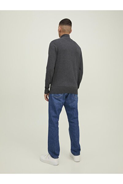 Jack & Jones Strickpullover Halbreißverschluss