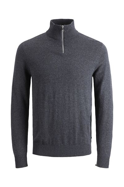 Jack & Jones Strickpullover Halbreißverschluss