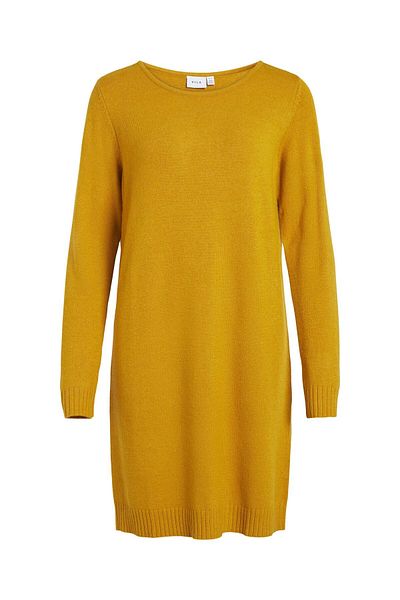 VILA Langärmeliges Strickkleid