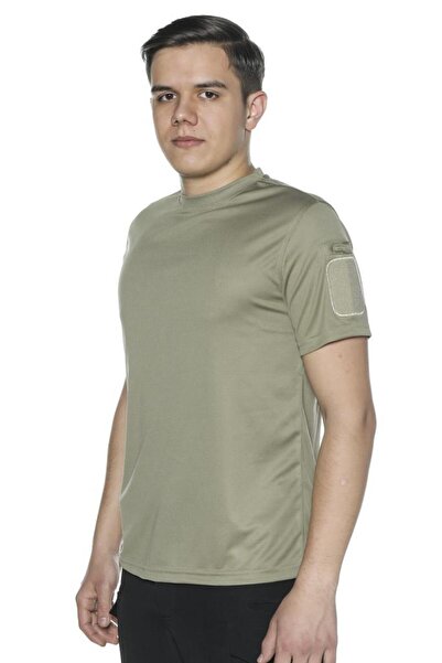 SINGLE SWORD Collarless Short Sleeve Tactical T-shirt - T-Shirt