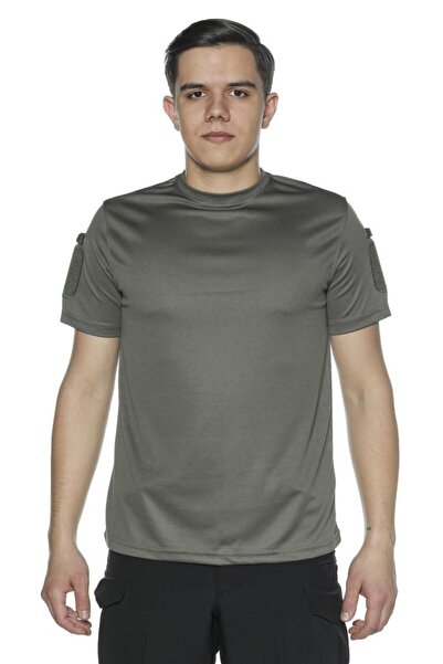 SINGLE SWORD Κοντομάνικο Tactical T-shirt χωρίς γιακά - T-Shirt