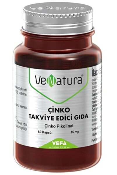 VeNatura Çinko Pikolinat 15mg 60 Kapsül