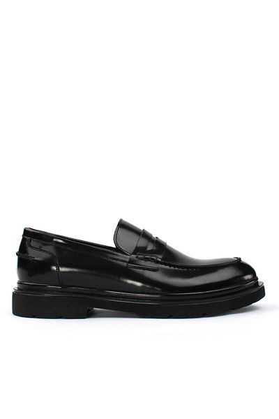 Celal Gültekin Men's Leather Shoes - Black 162 517-16952