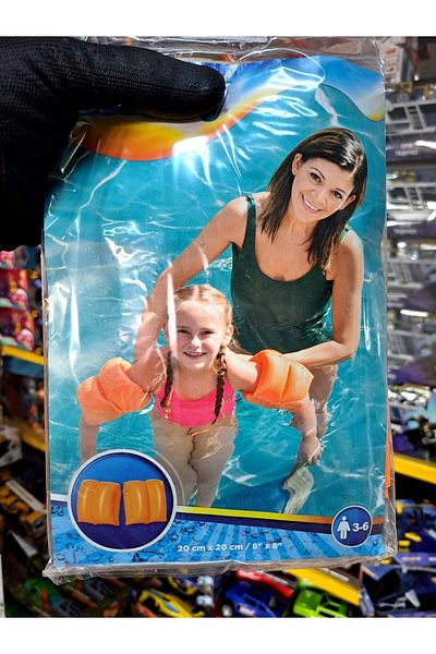 BESTWAY Inflatable Arm Sleeve Children's Swim Arm Sleeve 1 Pair 20 Cm Double Curved Suitable for 3-12 Years Old