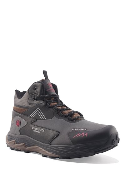 lumberjack Ανδρικές μπότες εξωτερικού χώρου BURK 3PR Dark Grey