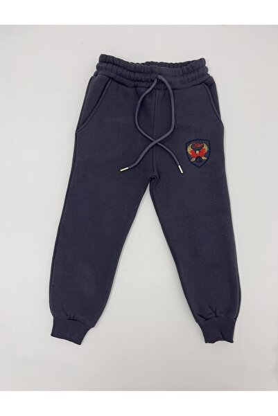 CANBİX Erkek Çocuk 9-12 Yaş Üç İplik Lastikli Bel Eşofman Alt