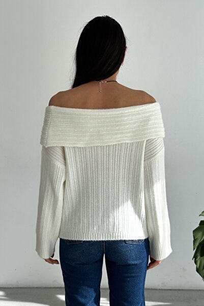 FEMELLE Pulover cu coaste pentru damă