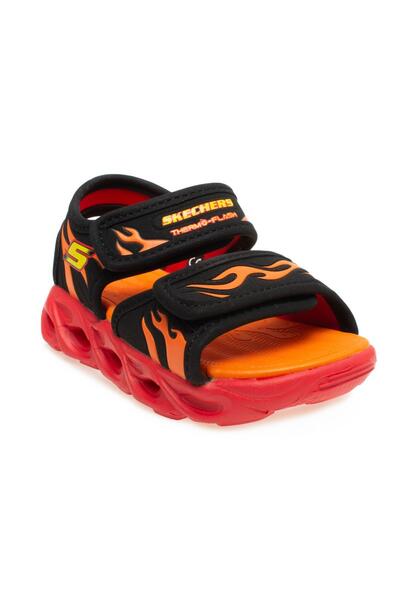 SKECHERS 400102 N Thermo-Splash Kırmızı Erkek Çocuk Sandalet