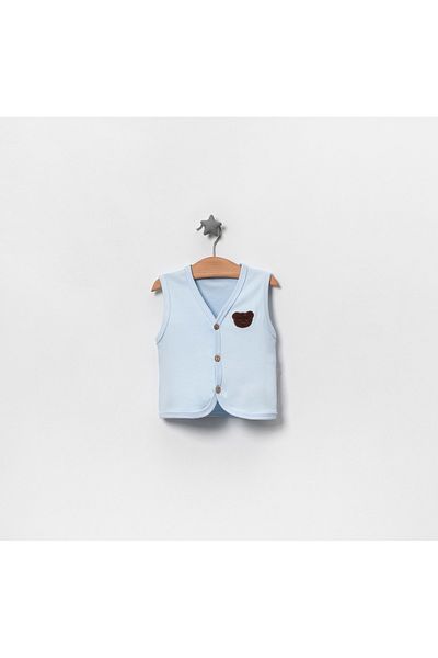 Bolly Baby BEAR ORGANIZED COMBED COTTON BABY VEST