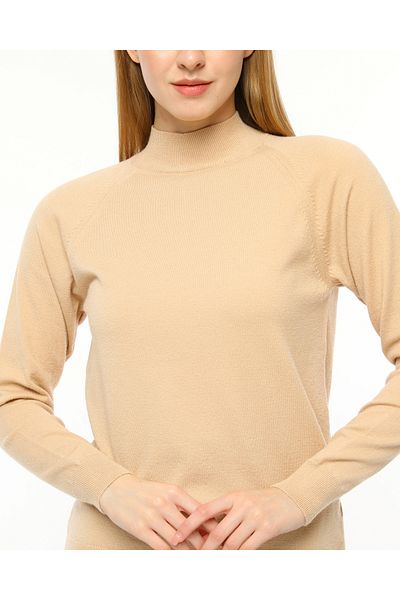 UBBA Ιταλική μπλούζα με μακρυμάνικο πλεκτό Raglan
