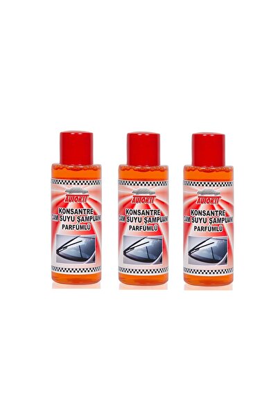 Autokit AUTOKİT KONSANTRE CAM SUYU ŞAMPUANI PARFÜMLÜ 50 ML. x 3 ADET