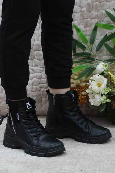 Mehmet Mete Fashion Αντιολισθητικές Γυναικείες Μπότες με Γούνινη Σόλα